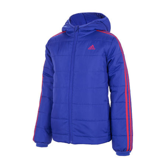 adidas Girls Cozy Puffer Jacket Sonic Ink Size XXS (4-5) 4296